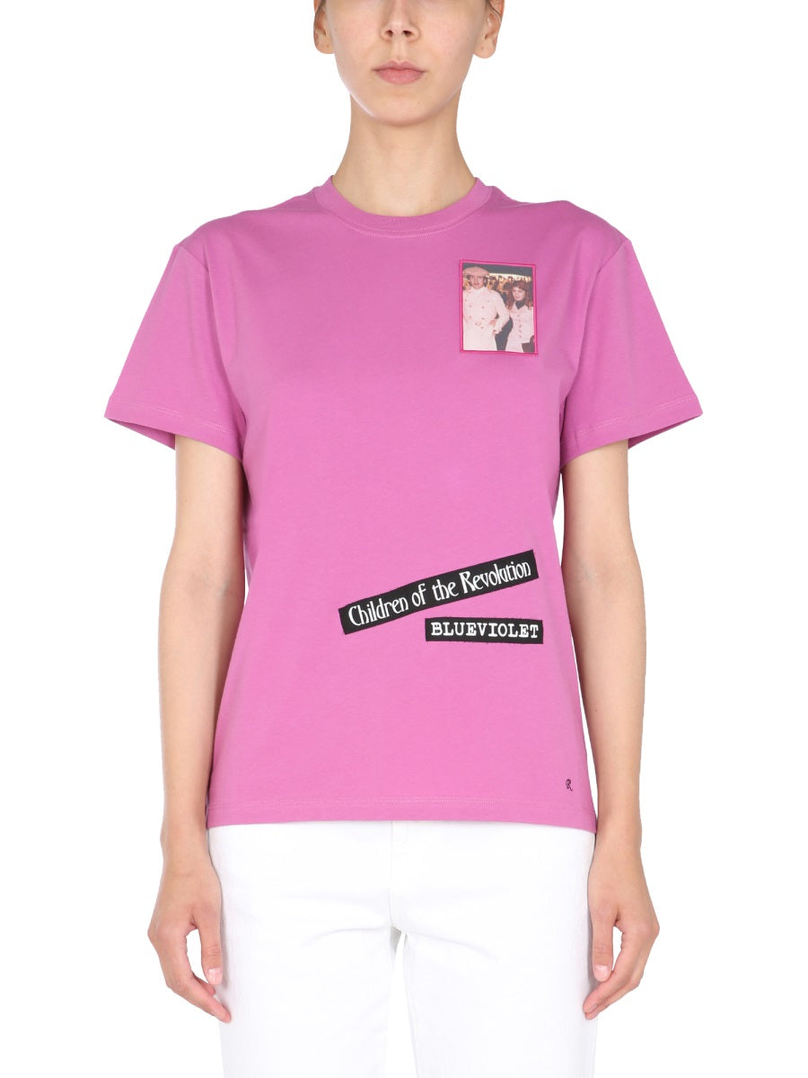 Raf Simons Women Crew Neck T-Shirt DestGlow