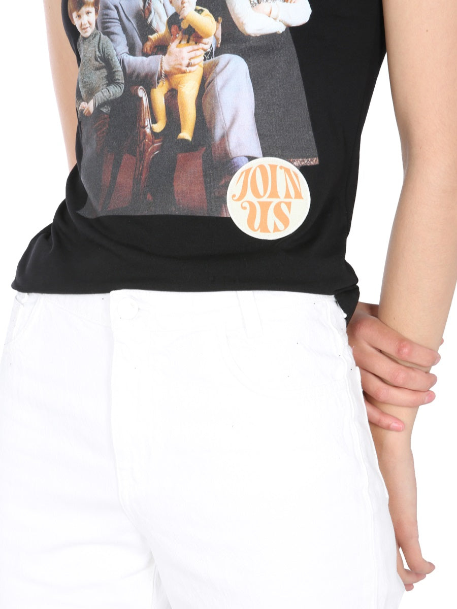 Raf Simons Women Crew Neck T-Shirt DestGlow