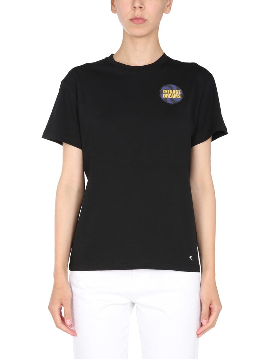 Raf Simons Women Crew Neck T-Shirt DestGlow
