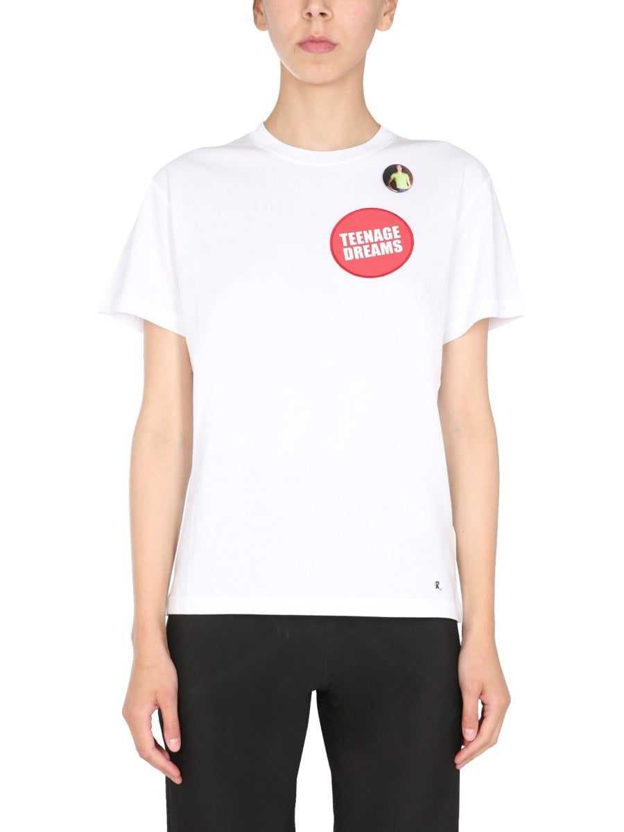 Raf Simons Women Crew Neck T-Shirt DestGlow