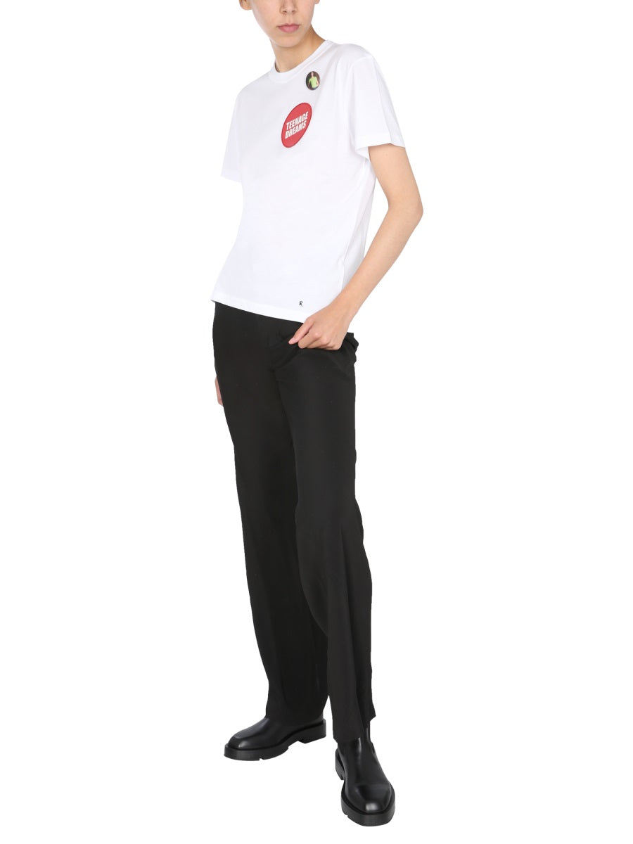 Raf Simons Women Crew Neck T-Shirt DestGlow