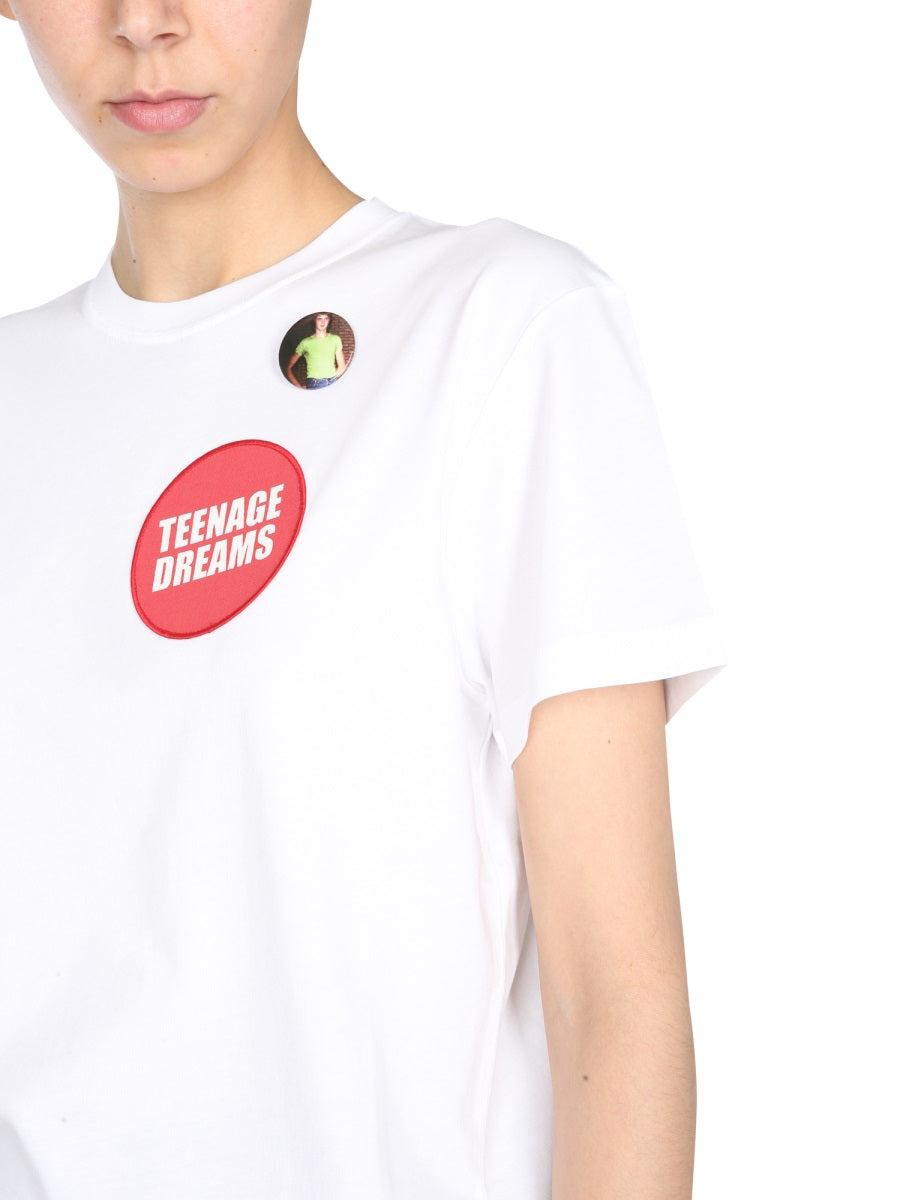 Raf Simons Women Crew Neck T-Shirt DestGlow