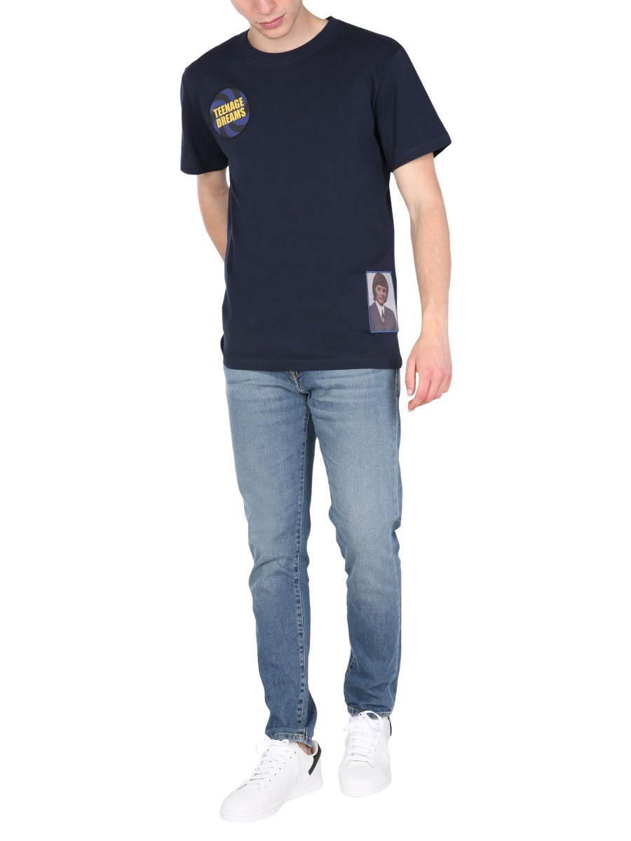 Raf Simons Men Crew Neck T-Shirt DestGlow
