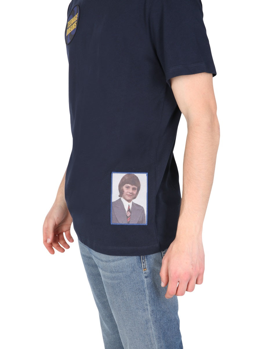 Raf Simons Men Crew Neck T-Shirt DestGlow
