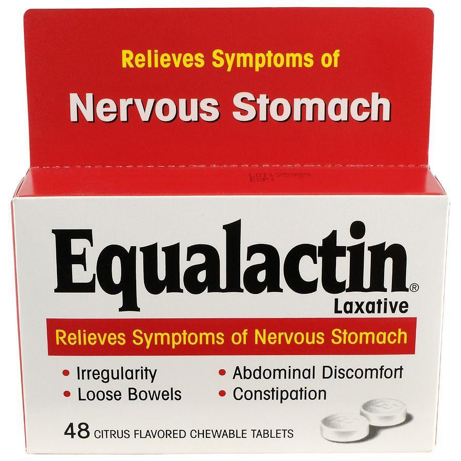 Equalactin Laxative Chewable Tablets, Citrus 48 ct by Pasteur Pharmacy