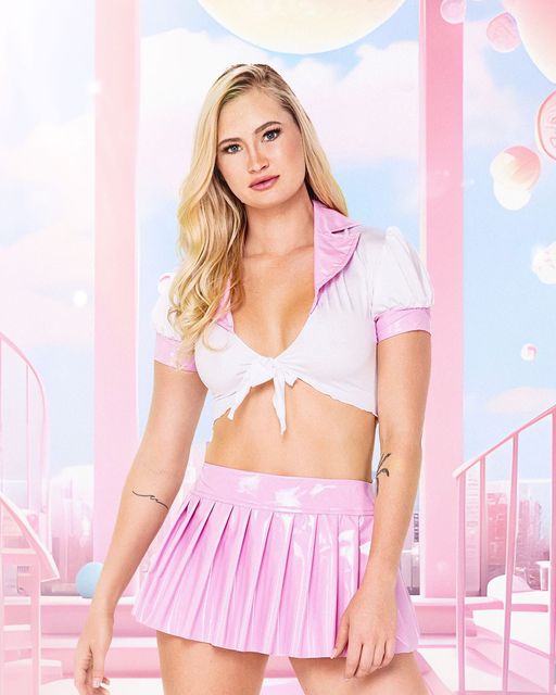 Pink Schoolgirl Costume - DestGlow