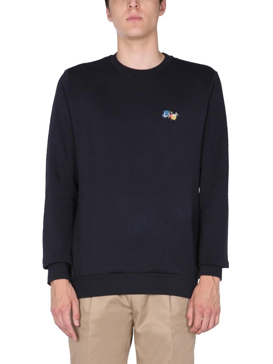 Paul Smith Men Splatter Print Sweatshirt DestGlow