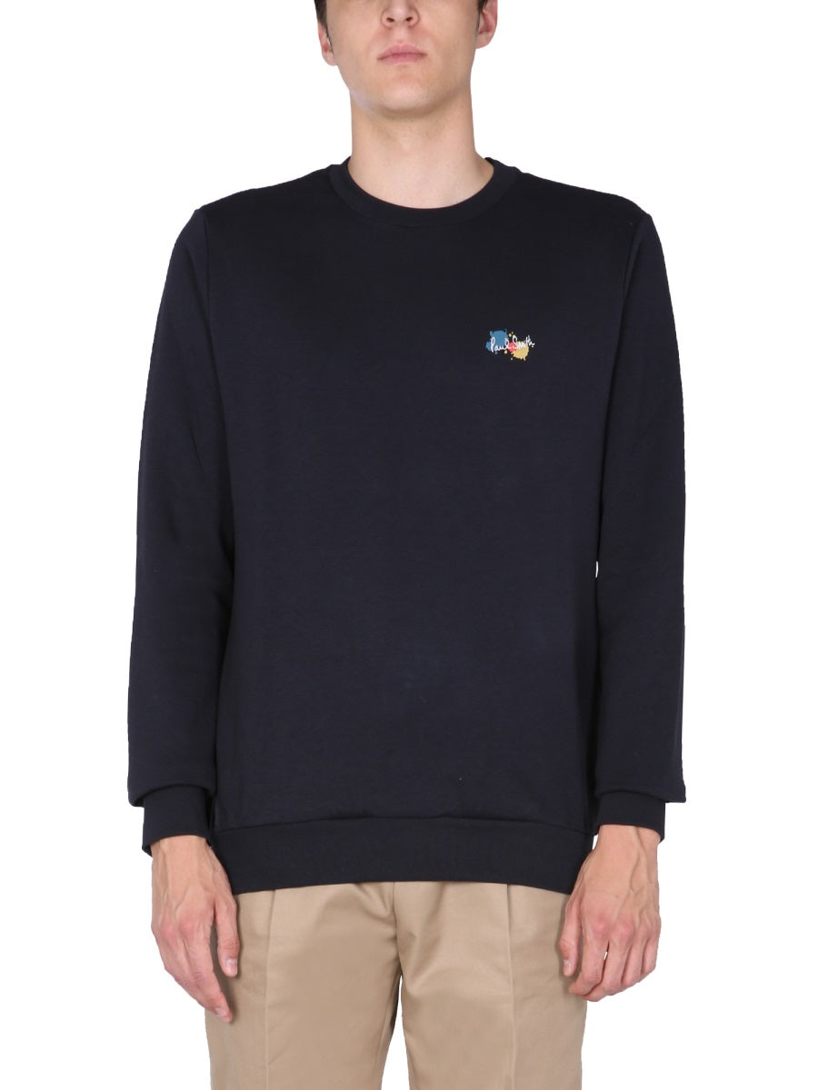 Paul Smith Men Splatter Print Sweatshirt by Luosophy