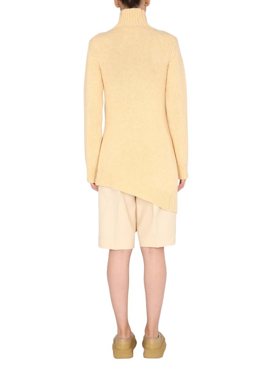 Jil Sander Women Long Asymmetric Sweater DestGlow