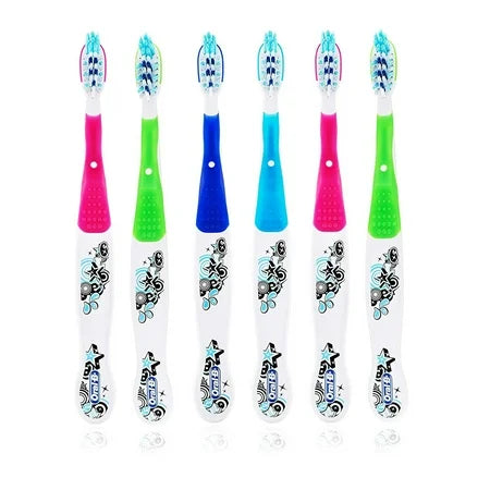 Oral B Brand,crossaction Manual Soft Bristle Toothbrush, 6+ Yrs, Stars Blue/blk - DestGlow