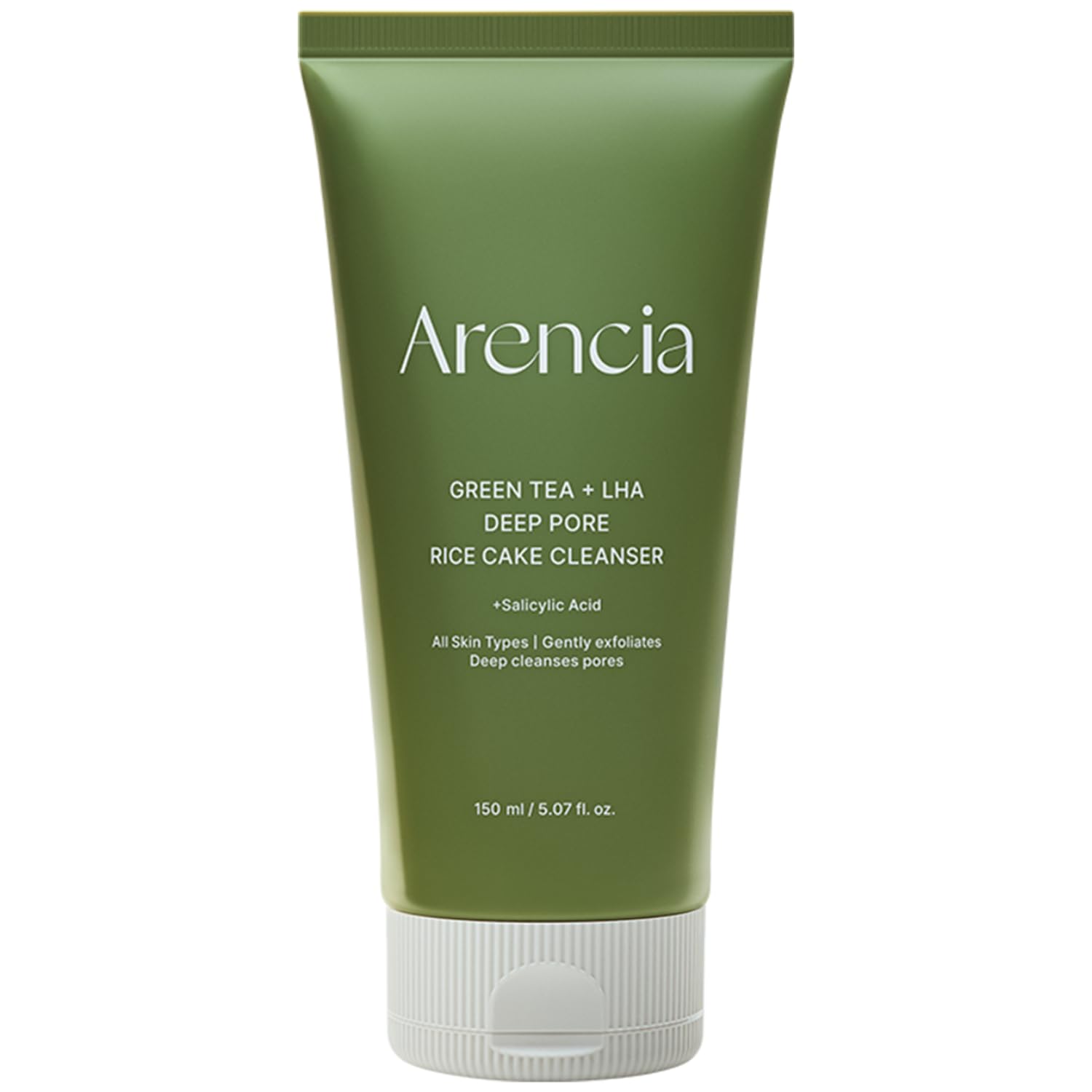Arencia Green Tea + LHA Deep Pore Rice Cake Cleanser by AsiaBeautyMall