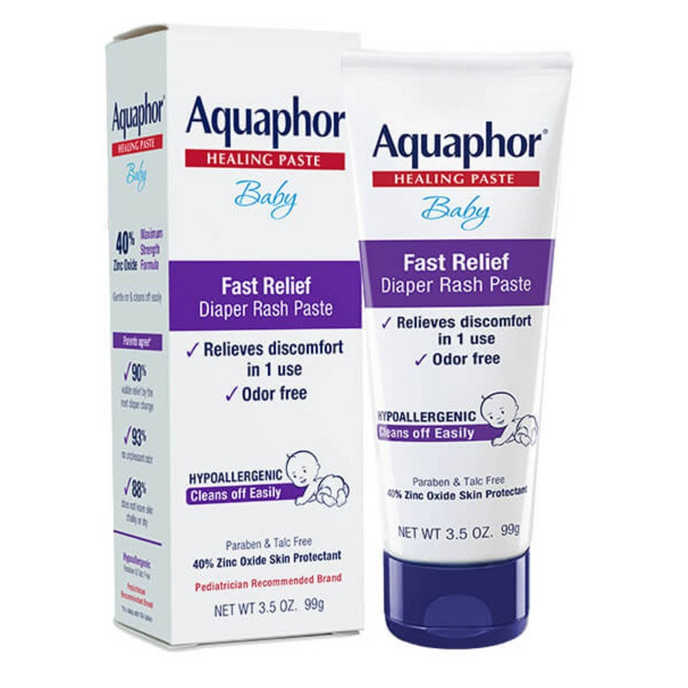 Aquaphor Baby Fast Relief Diaper Rash Paste 3.5 Oz by Pasteur Pharmacy