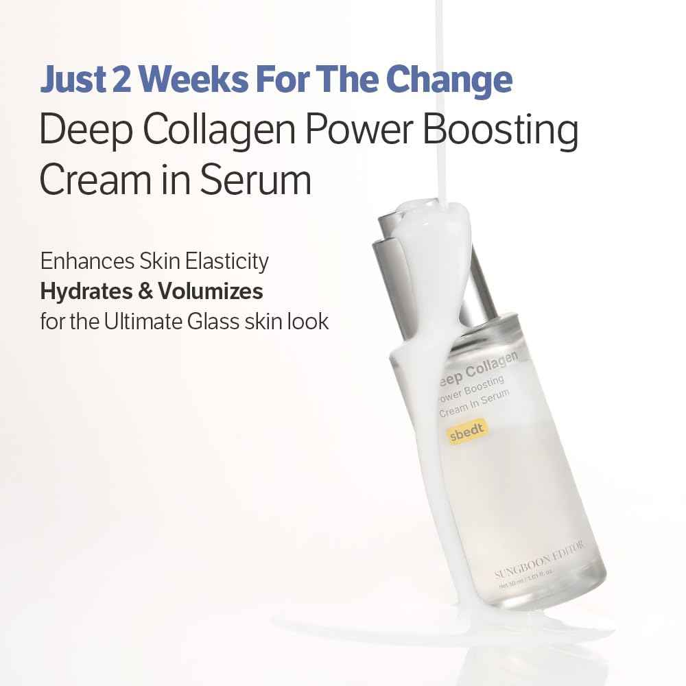 Sungboon Editor Deep Collagen Power Boosting Cream In Serum