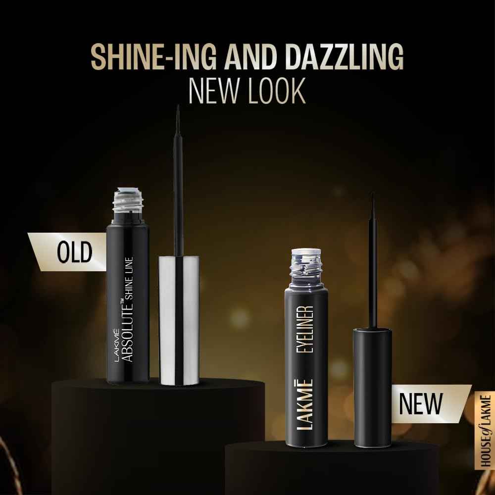 Lakme Absolute Shine Liquid Eye Liner, Black