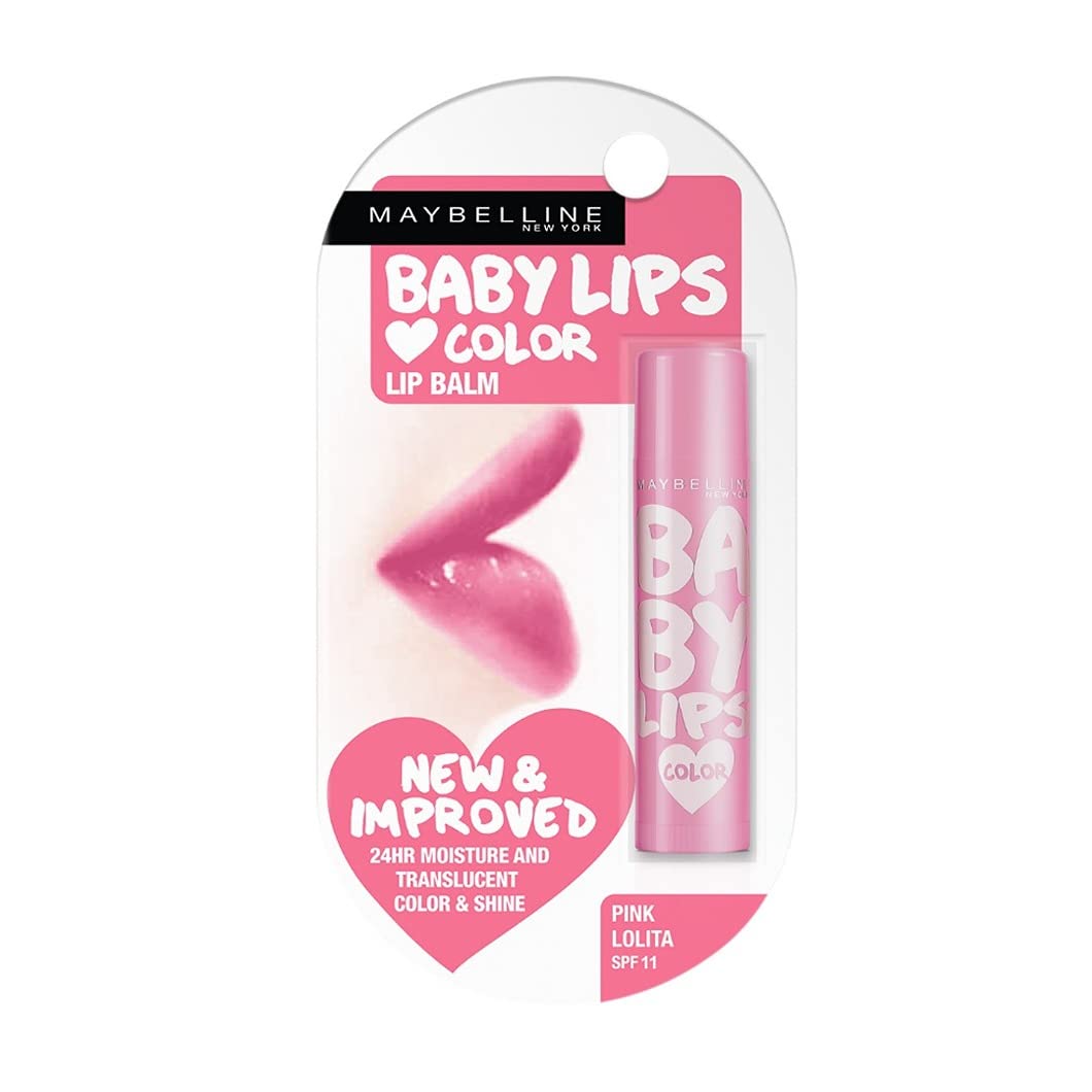 Maybelline New York Baby Lips Lip Balm - Pink Lolita and Berry Crush-SPF 20 by Dista