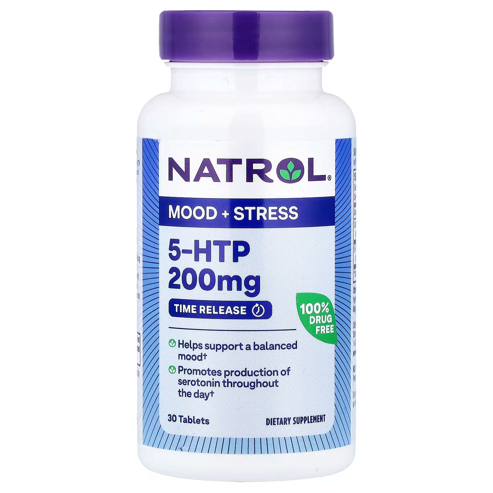Natrol 5-HTP 200mg Time Release Tablets – 30ct by Top Vita Shop