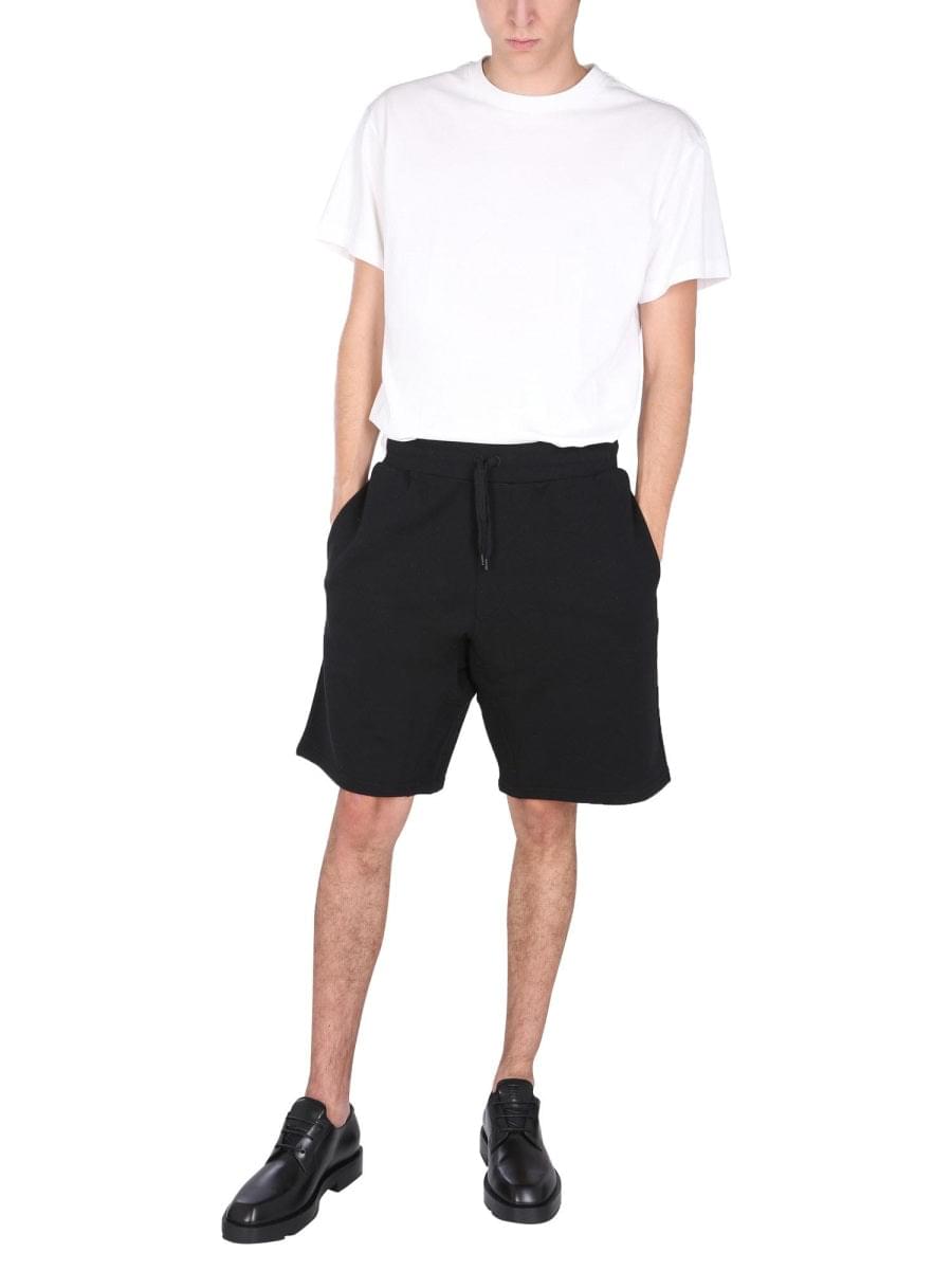 Moschino Men Bermuda With Logo Embroidered DestGlow