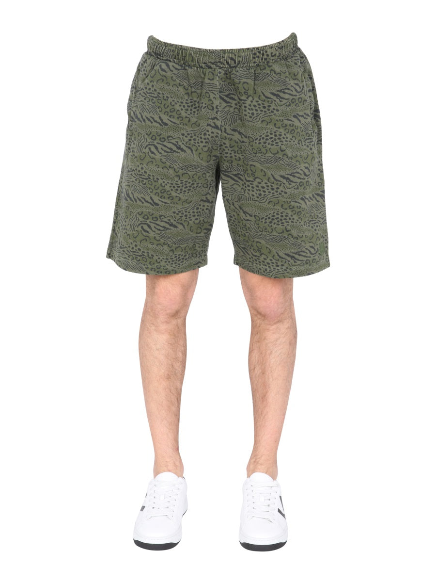Kenzo Men Bermuda With Animal Print by Luosophy