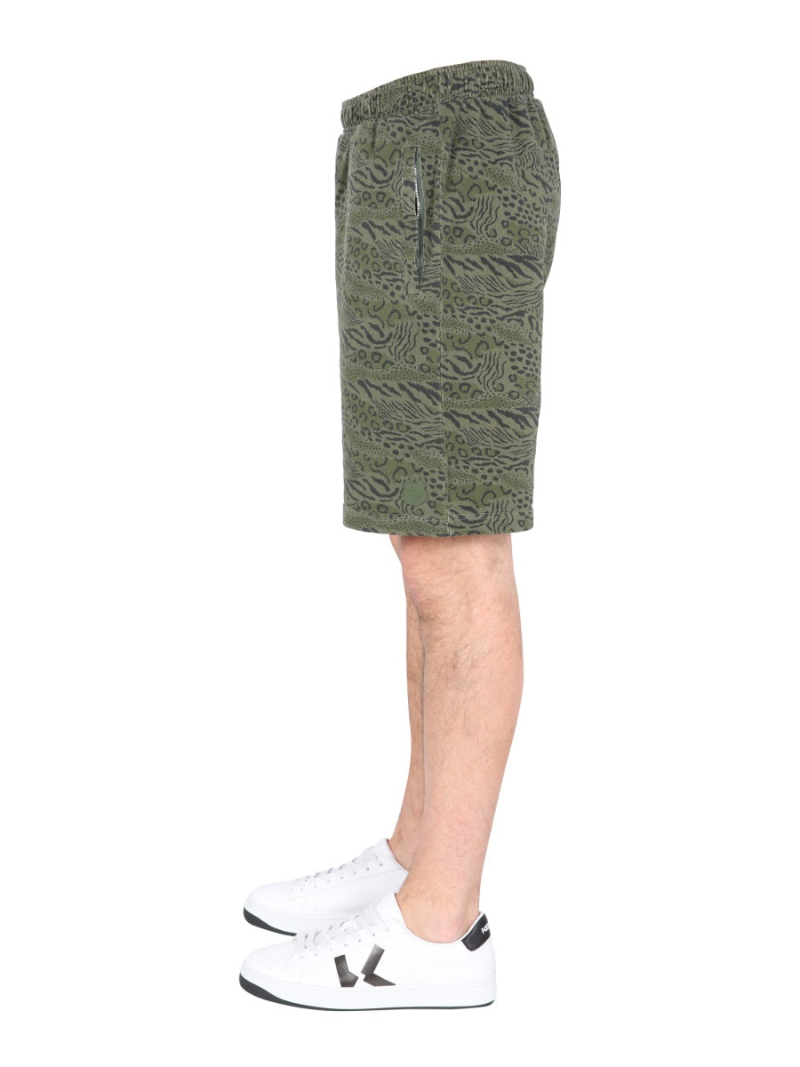 Kenzo Men Bermuda With Animal Print by Luosophy