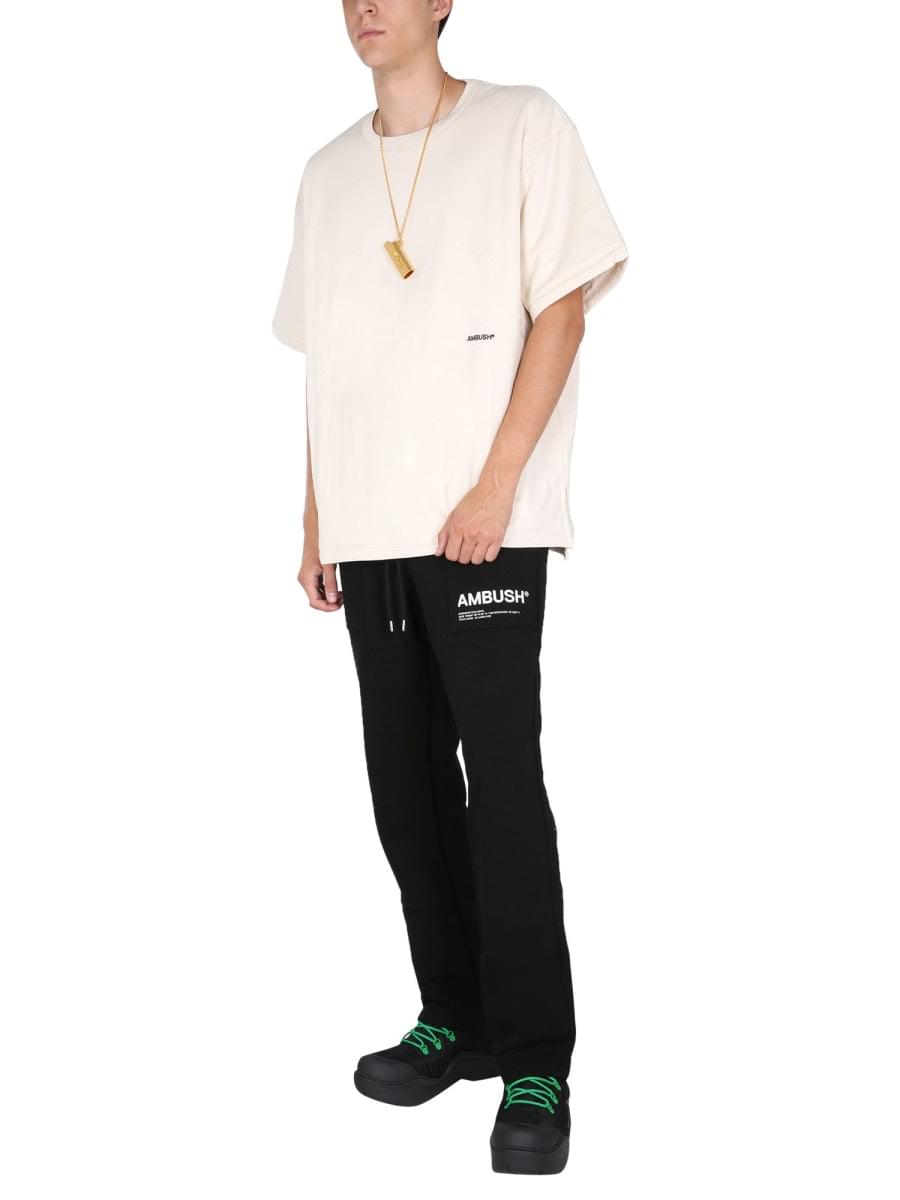 Ambush Men Padded T-Shirt With Embroidered Logo DestGlow