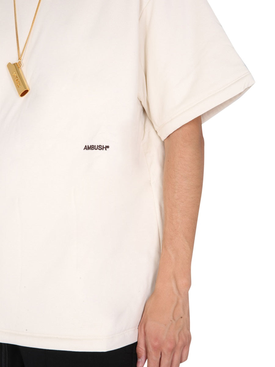Ambush Men Padded T-Shirt With Embroidered Logo DestGlow