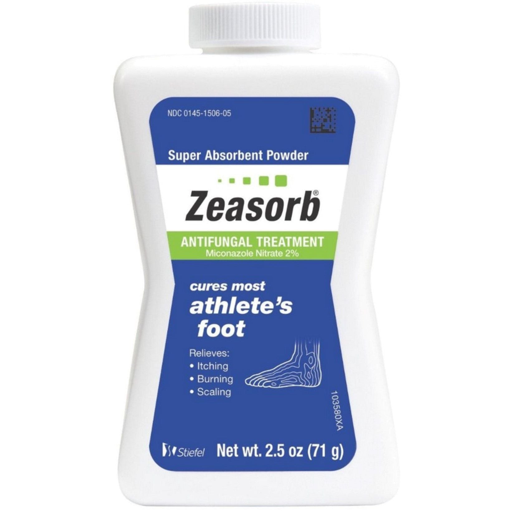 Zeasorb Antifungal Treatment, Super Absorbent Powder 2.5 Oz by Pasteur Pharmacy