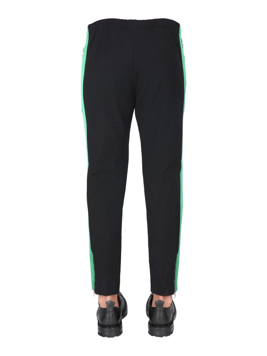 Alexander Mcqueen Men Jogging Pants With Embroidered Skull DestGlow