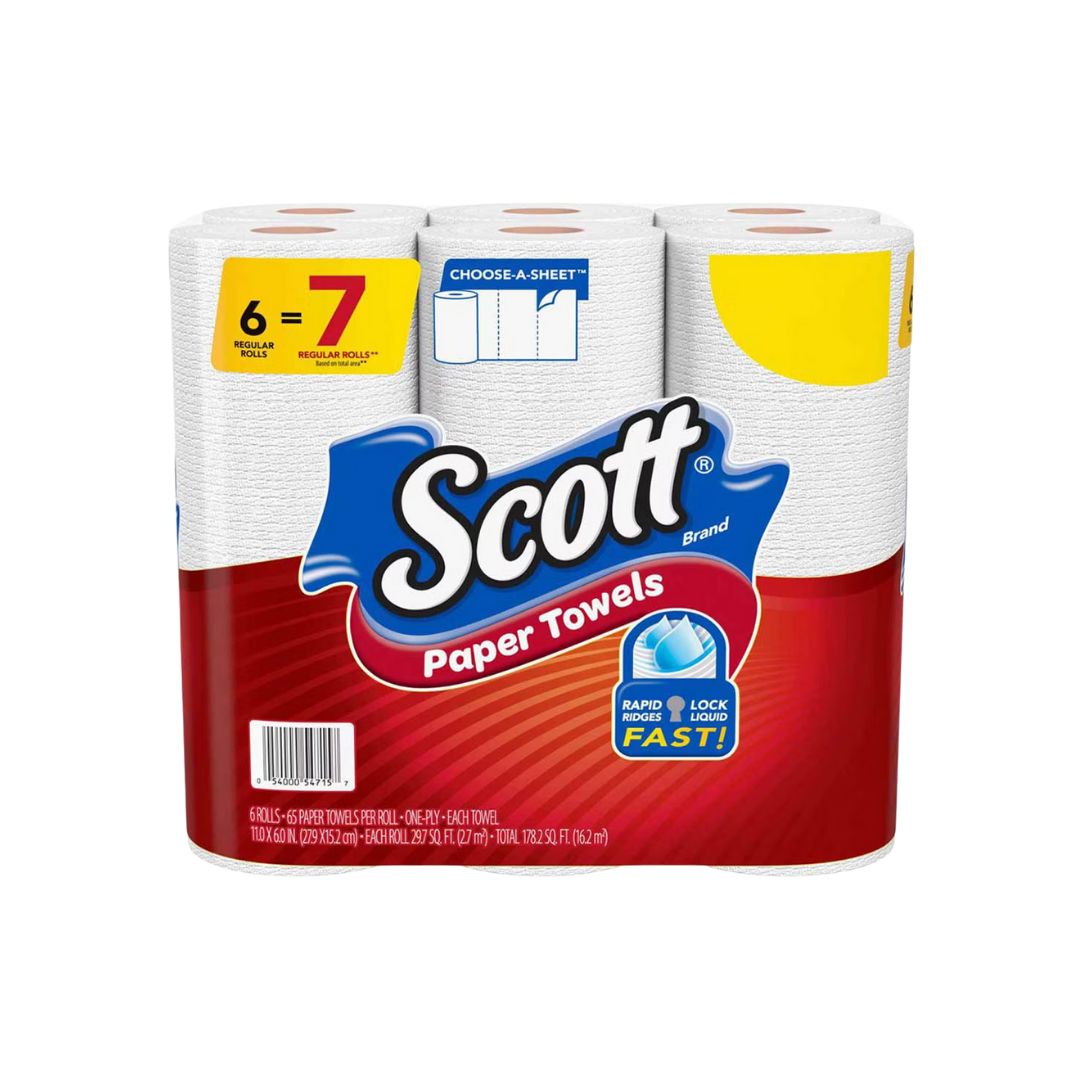 Scott Choose-A-Sheet Paper Towels (6ct) by Farmacias Savia