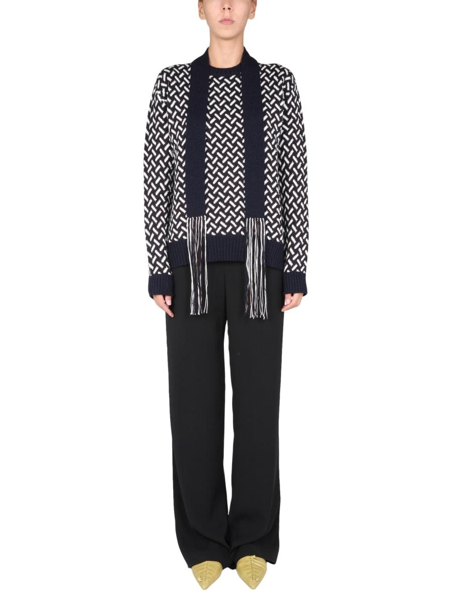 Jil Sander Women Jacquard Sweater DestGlow