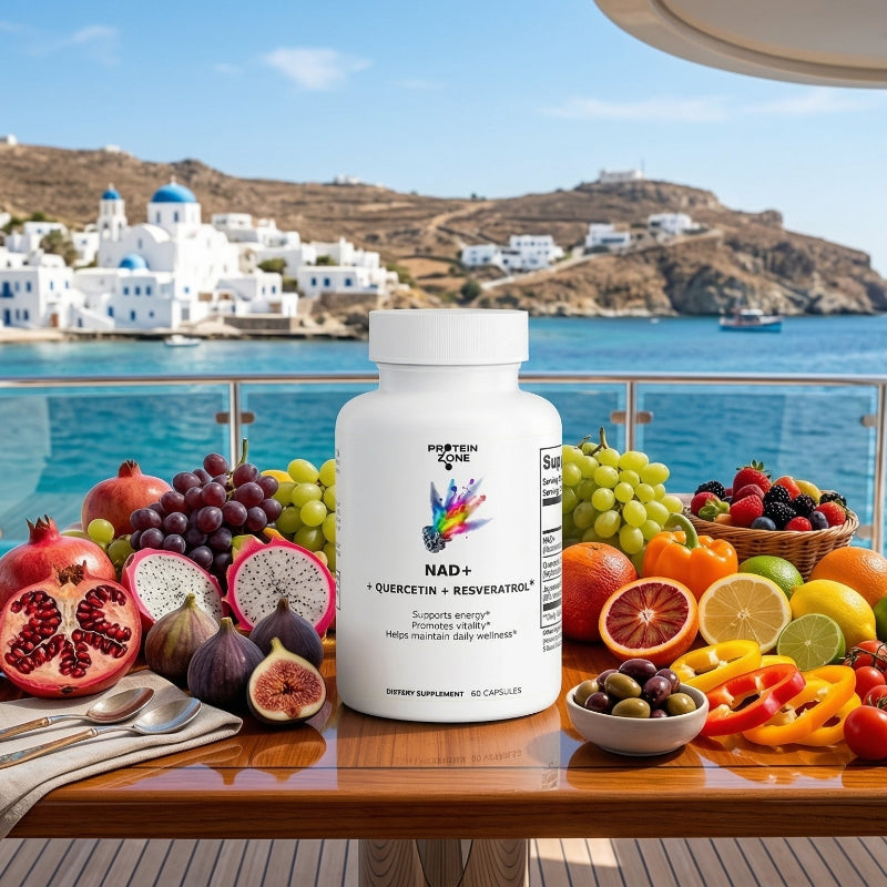 NAD+ Complex | Cellular Energy & Aging Support with Resveratrol by Protein Zone