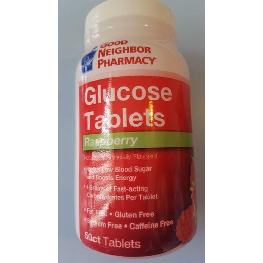 GNP Glucose Tab Raspberry 50ct by Pasteur Pharmacy