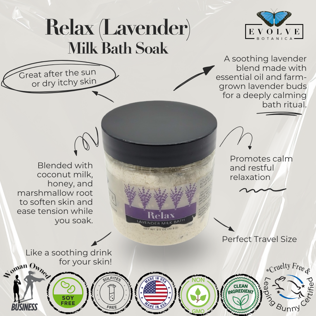 Milk Bath - Relax (Lavender) Mini