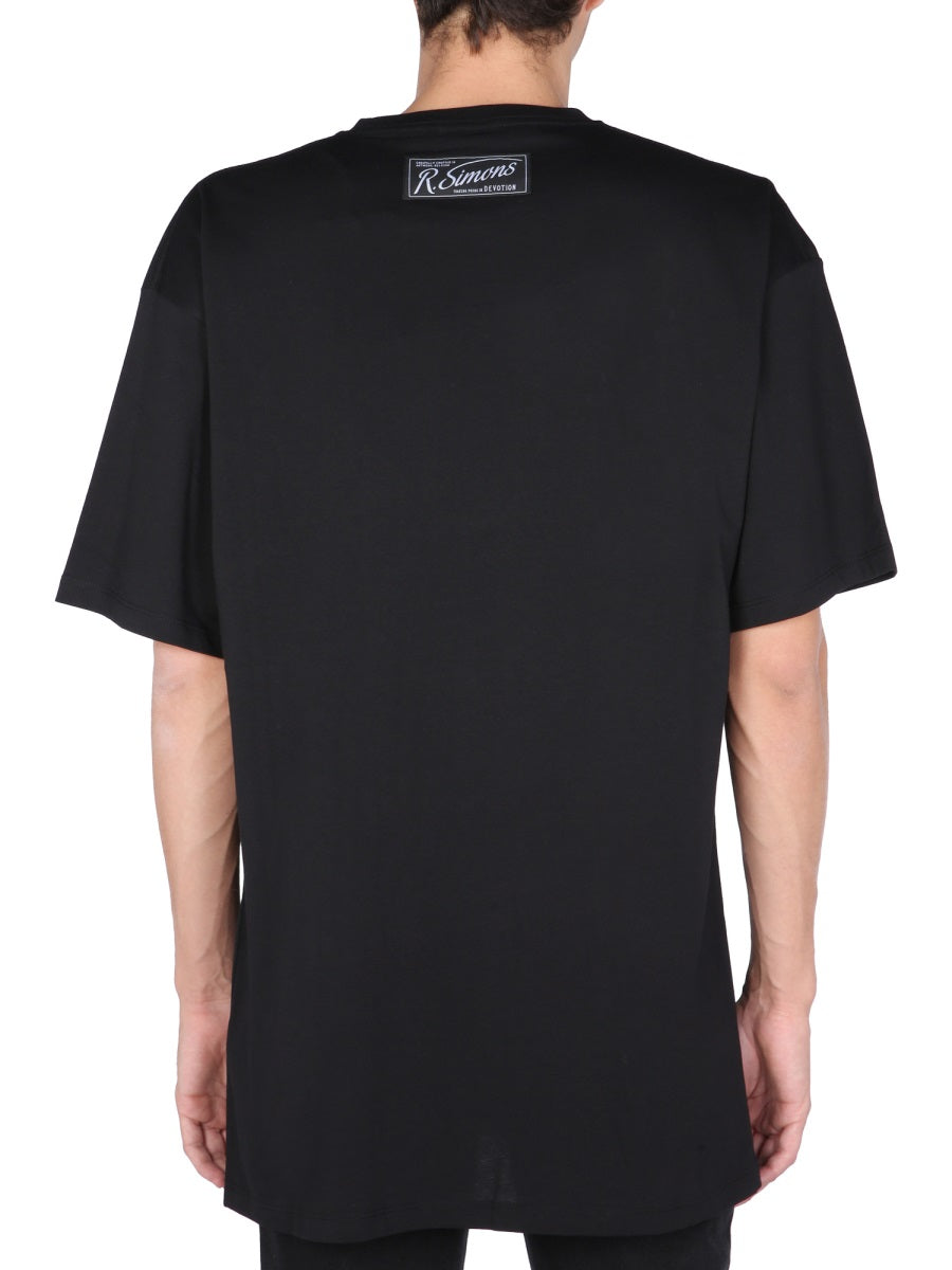 Raf Simons Men T-Shirt With Printed Details DestGlow
