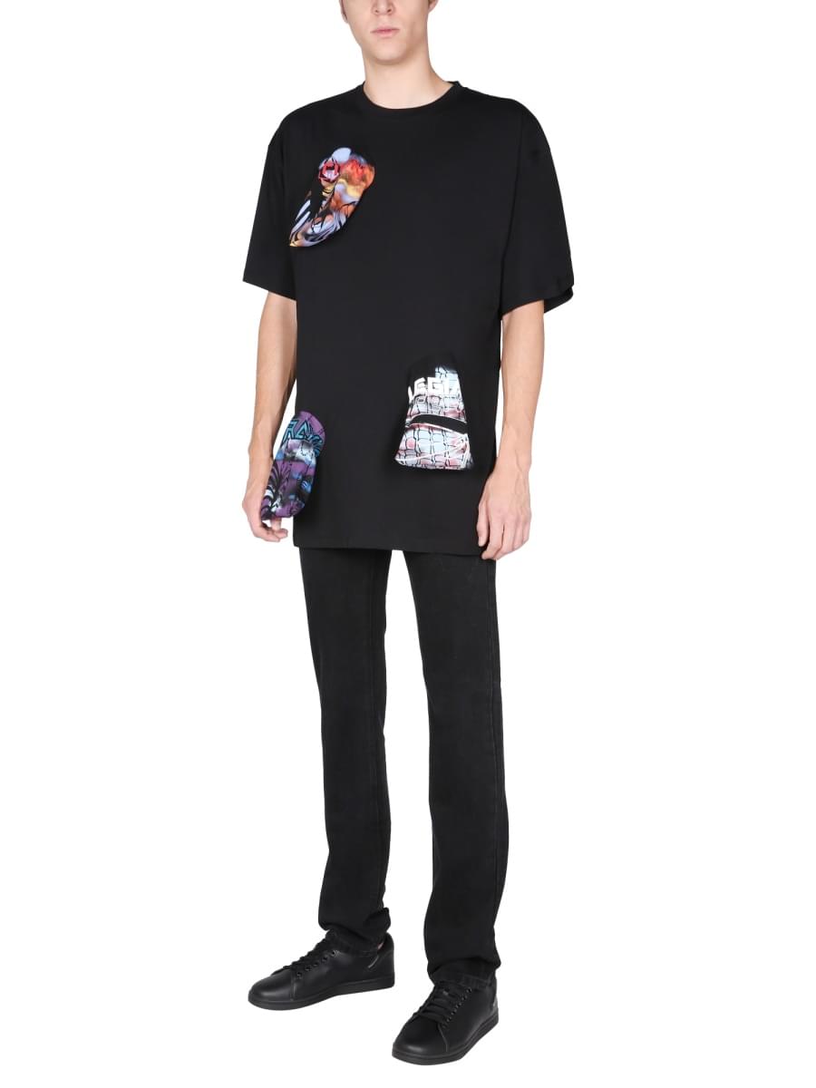 Raf Simons Men T-Shirt With Printed Details DestGlow