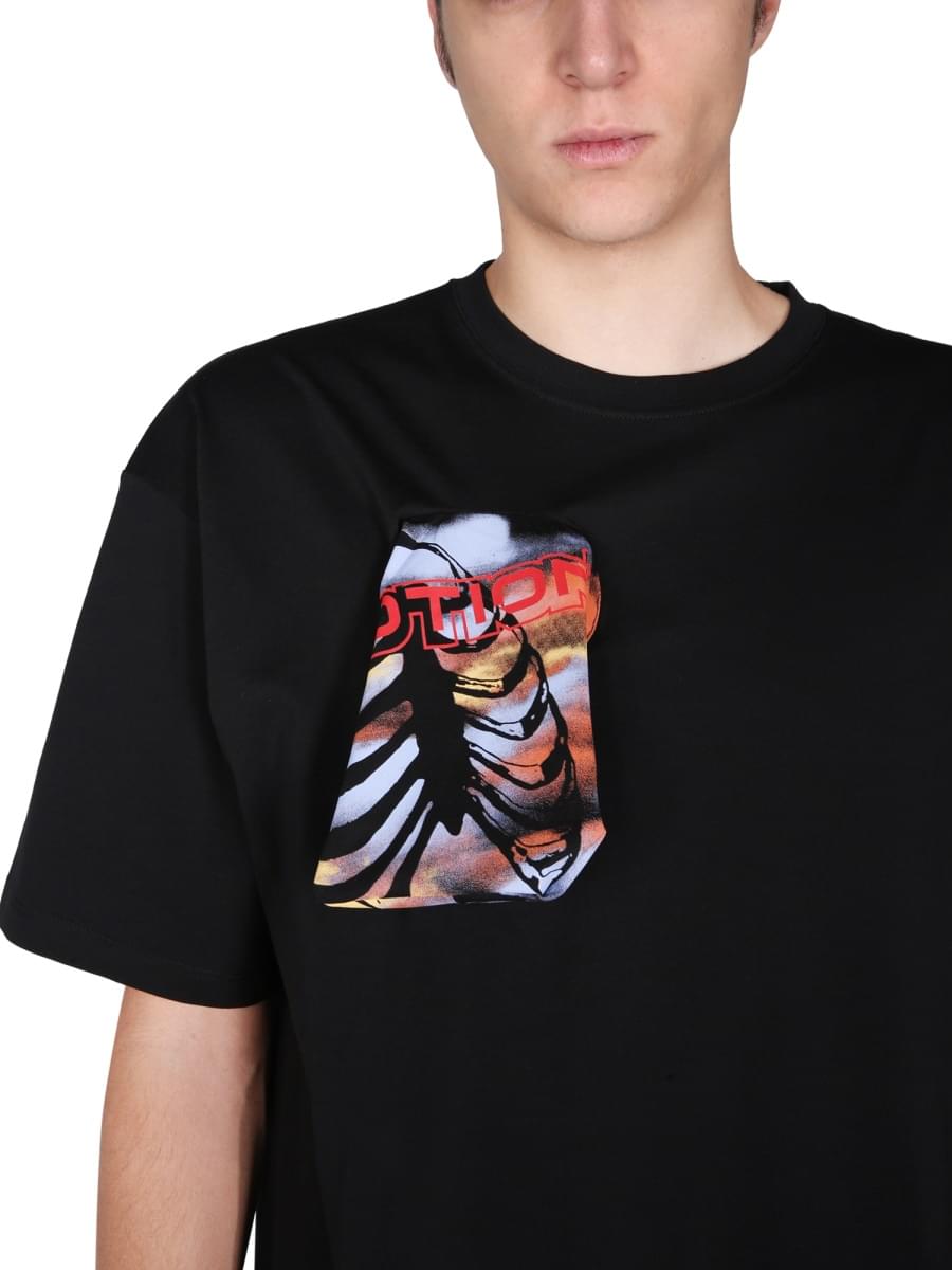 Raf Simons Men T-Shirt With Printed Details DestGlow