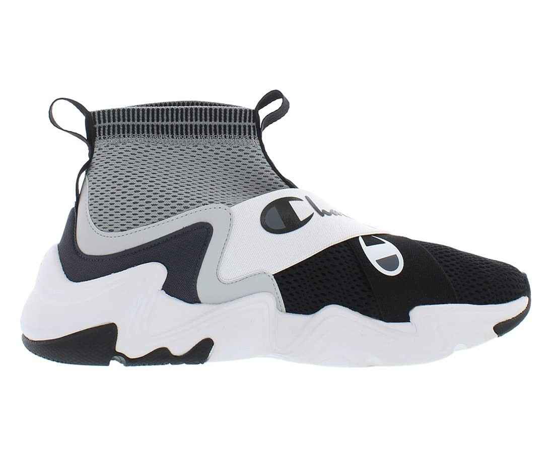 Champion Hyper CX Men’s Sneakers Size 9 M Concrete/Black Slip-On Athletic Shoes