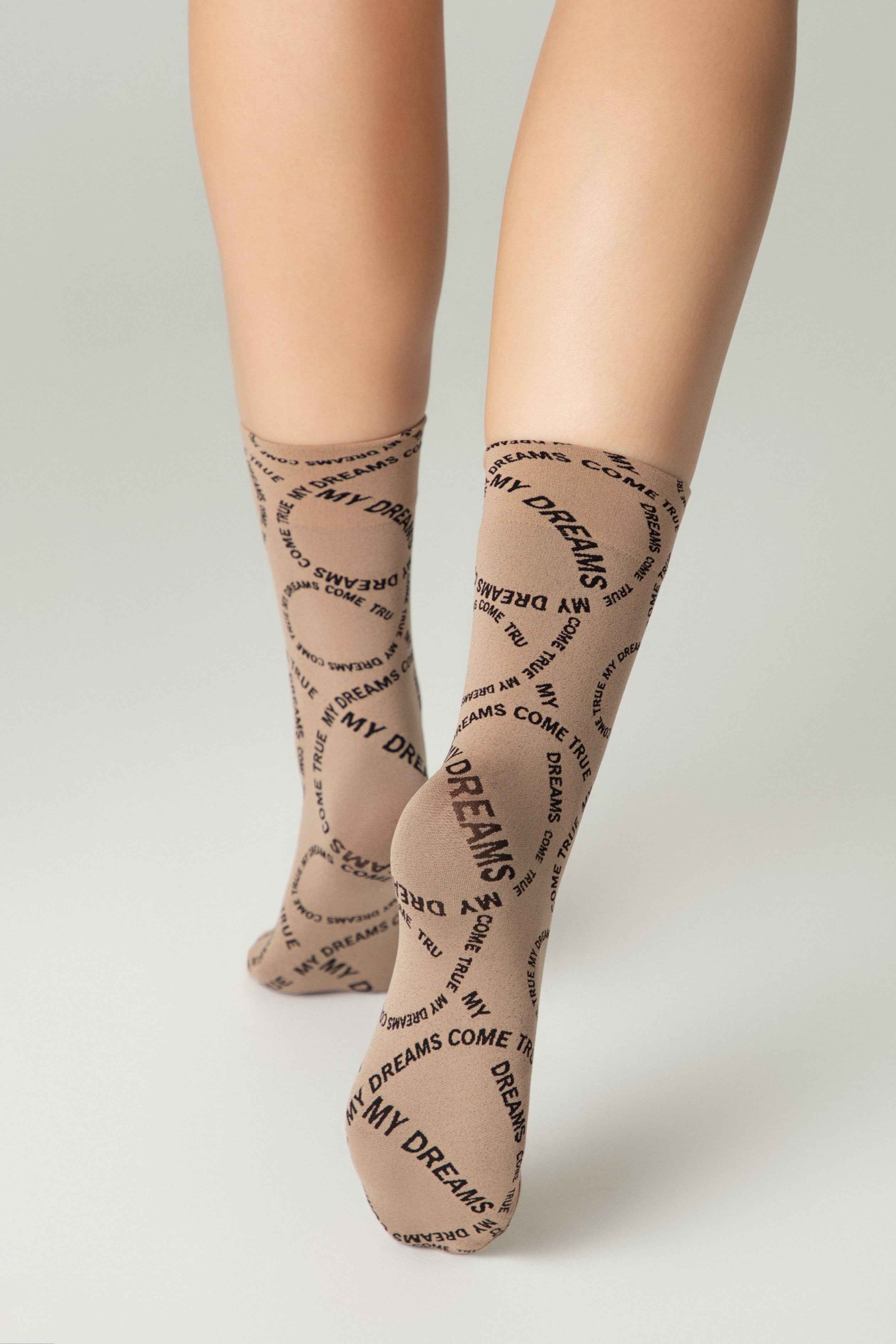Dense Socks Conte Fantasy - Knitted "My dreams" Design