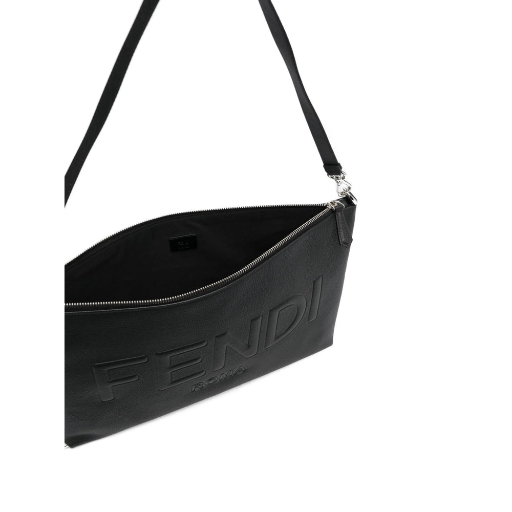 Fendi Black Clutch Bags Men by Luosophy