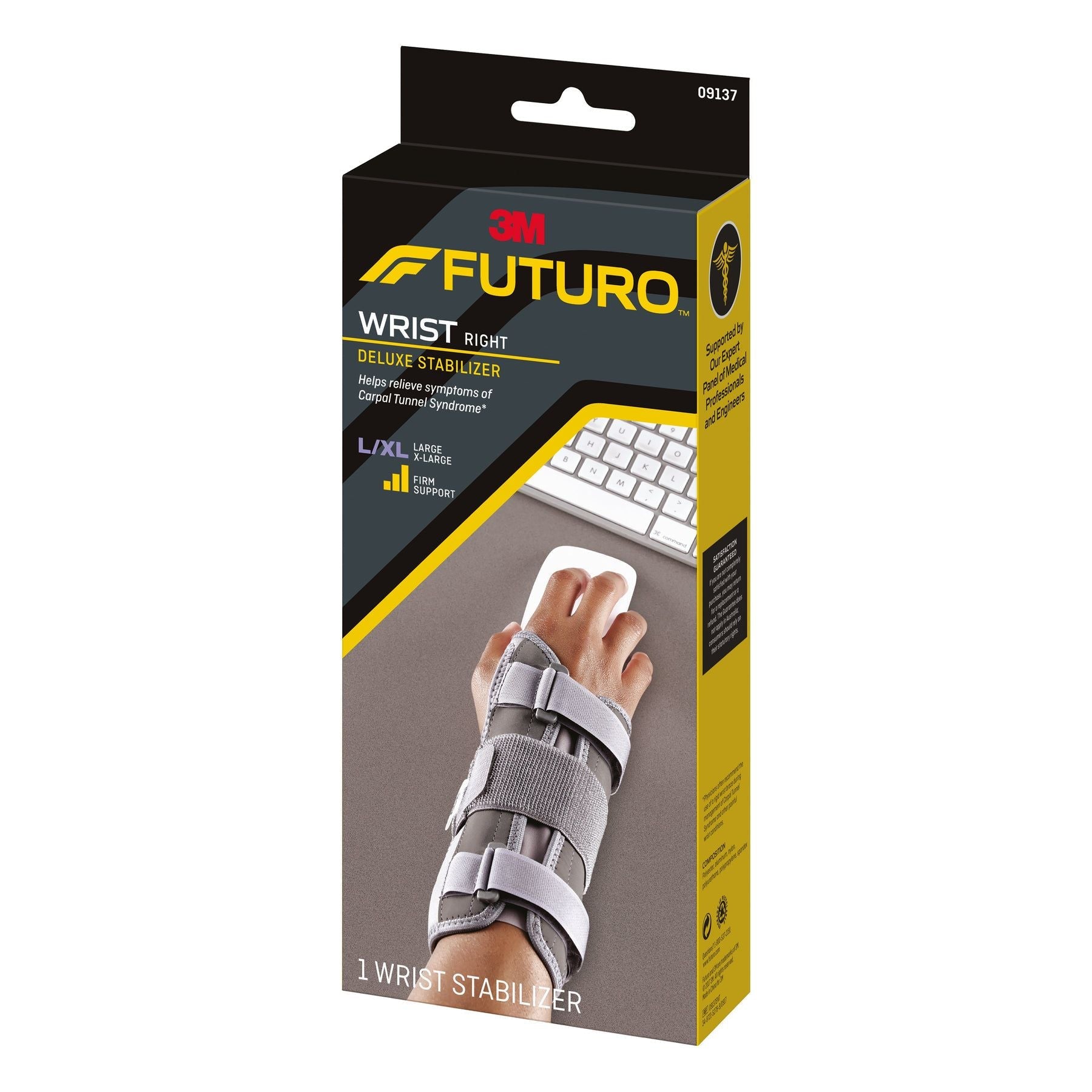 Futuro Deluxe Wrist Stabilizer, Right Hand Large/Extra-Large by Pasteur Pharmacy