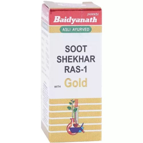 Baidyanath Jhansi Sutshekhar Ras No 1 with Gold