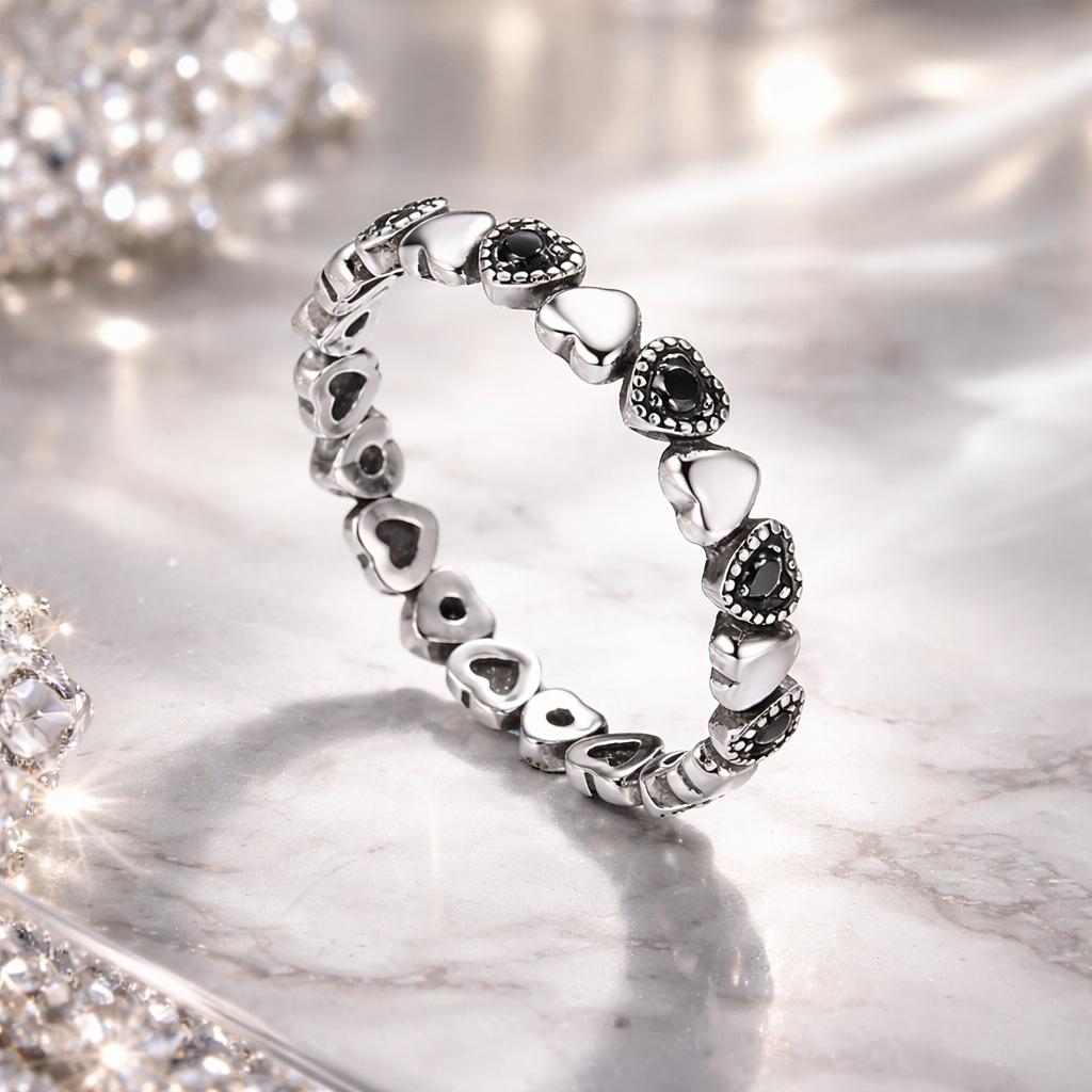 925 Sterling Silver Ring - Stylish Design for Women by Bids.com