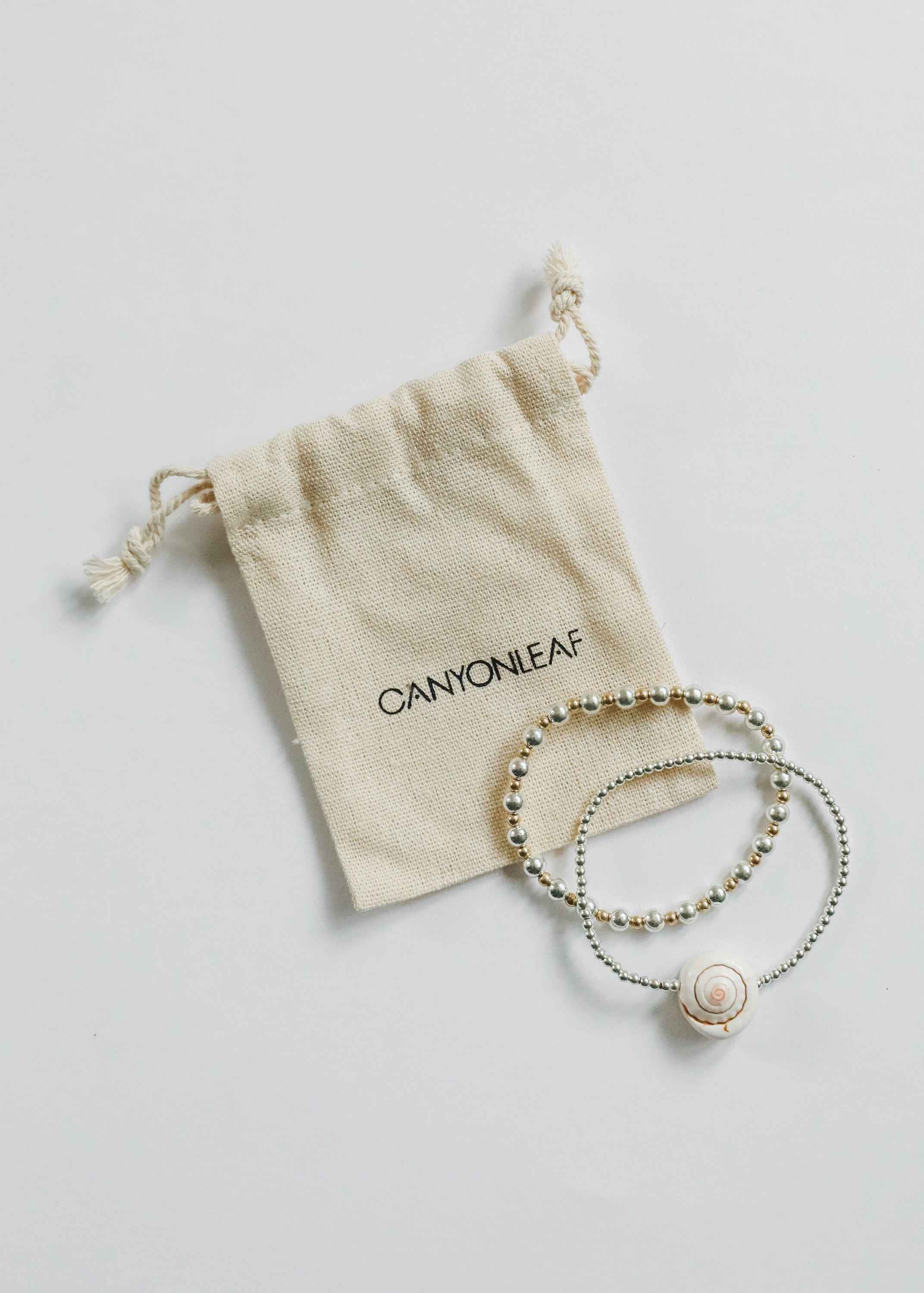 Sterling Silver + 14k Gold Filled Sun || Beaded Bracelet