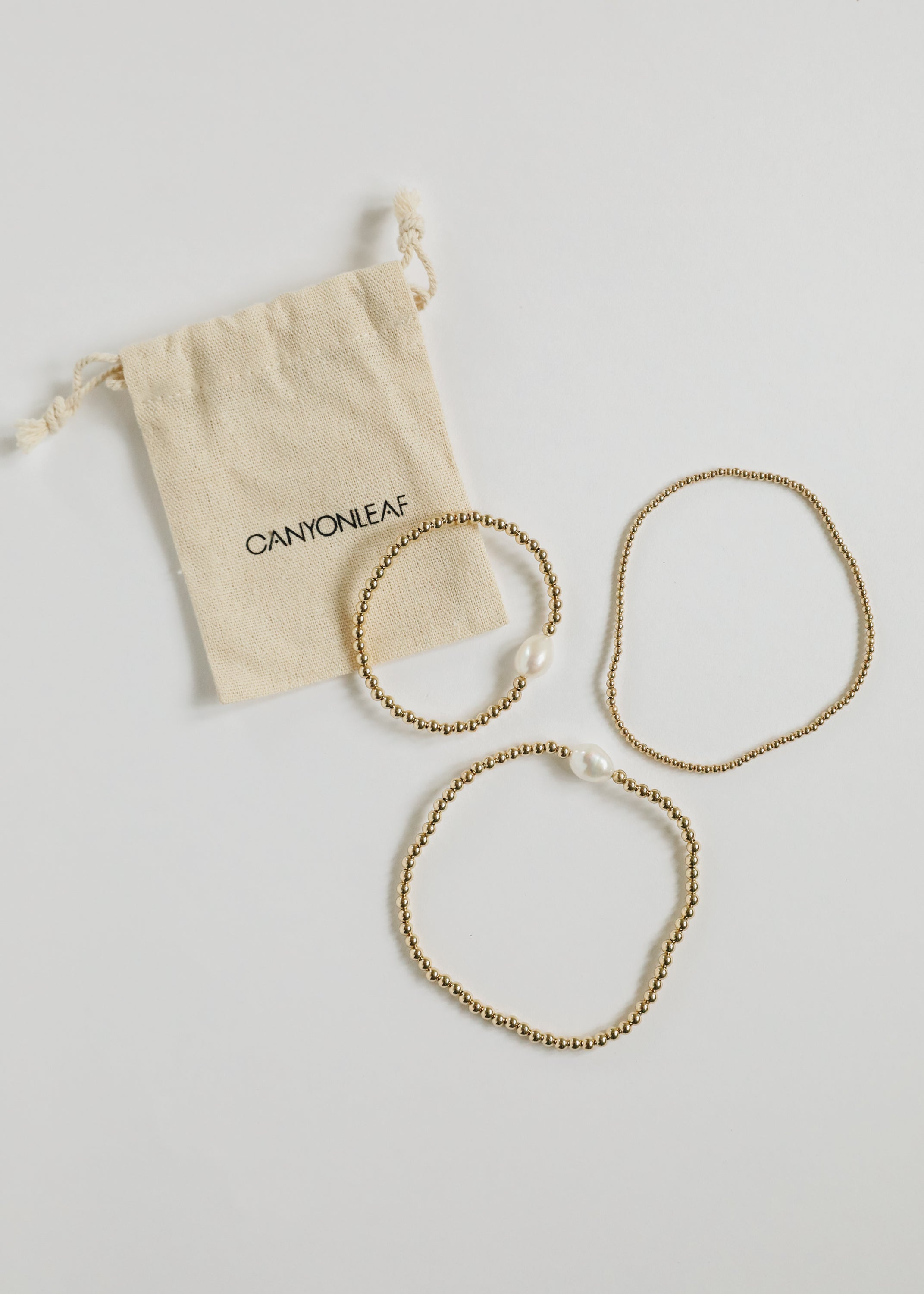 Natural Pearl + 14k Gold Filled Beaded || Anklet or Bracelet by CanyonLeaf