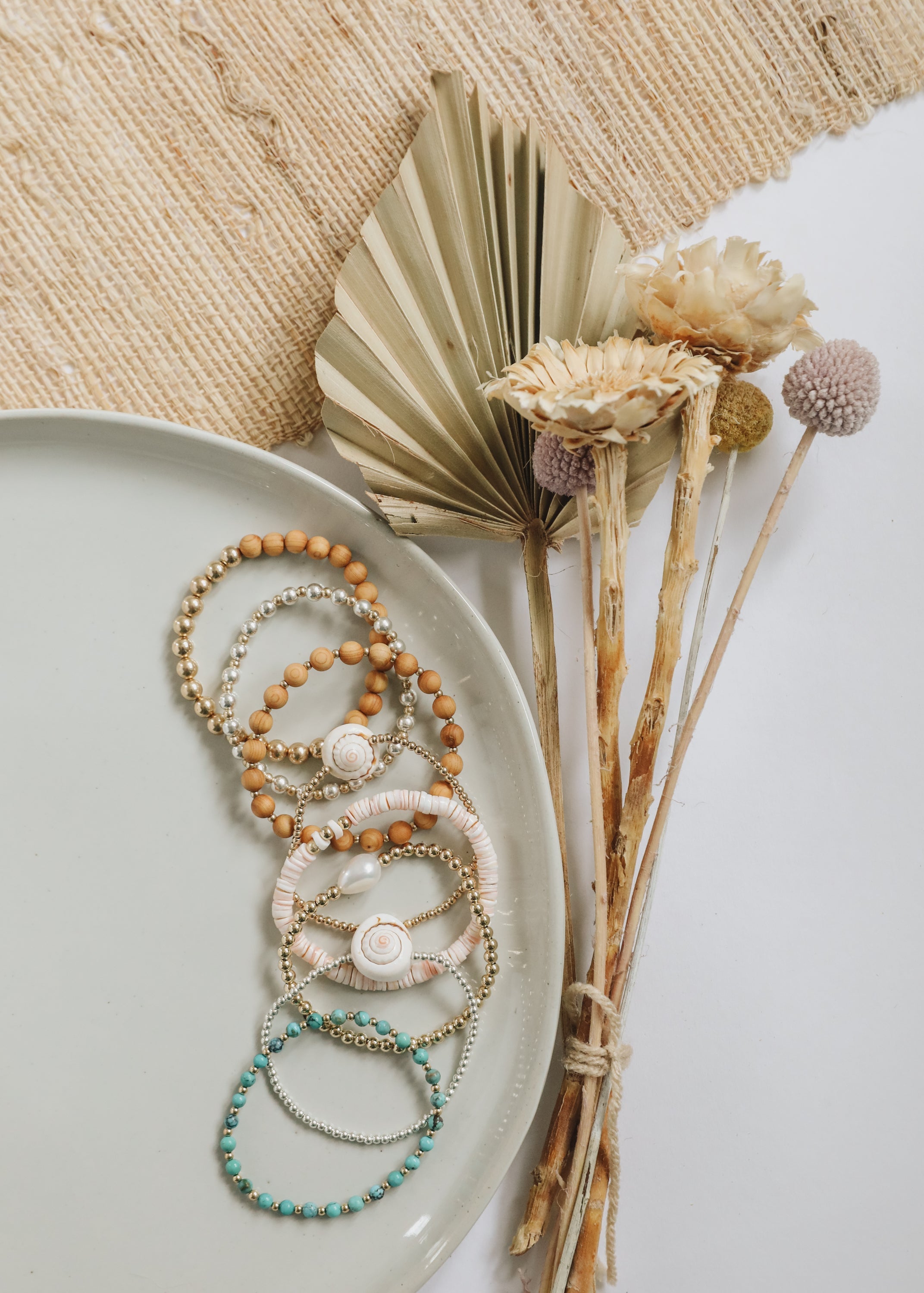 Natural Pearl + 14k Gold Filled Beaded || Anklet or Bracelet by CanyonLeaf