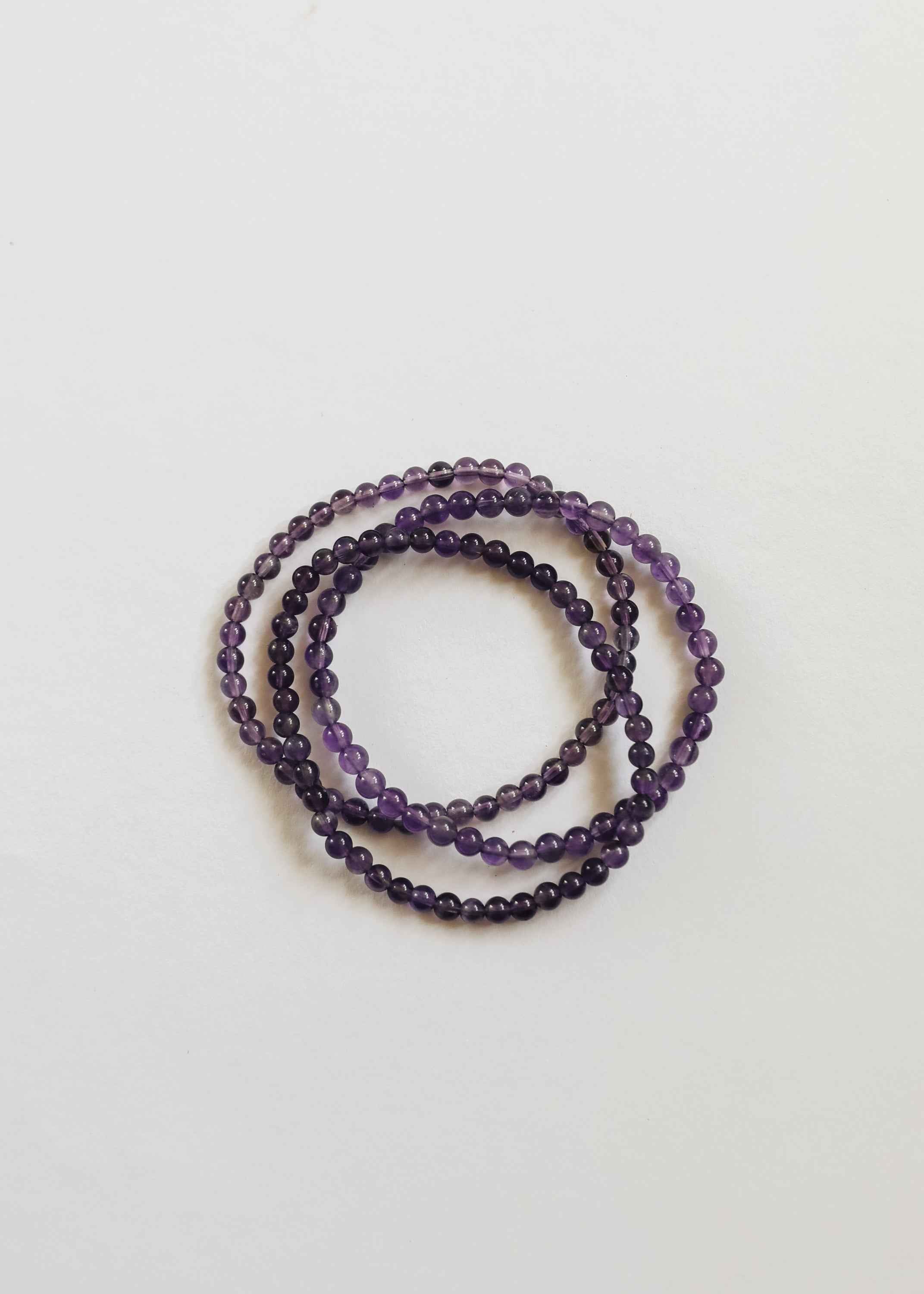 Polished Amethyst || Adult Bracelet by CanyonLeaf
