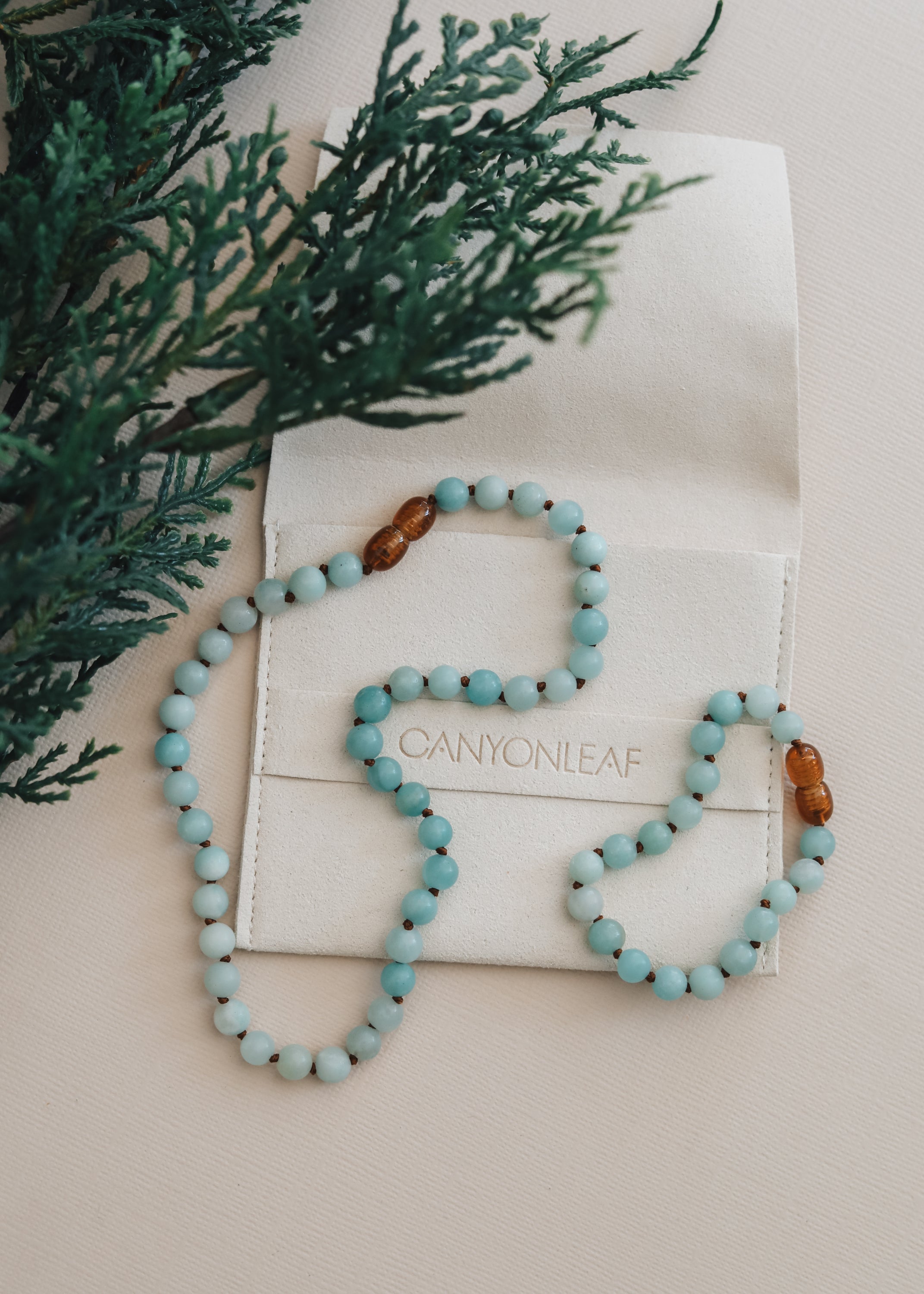 Pure Gemstone + Amazonite || Anklet or Bracelet by CanyonLeaf