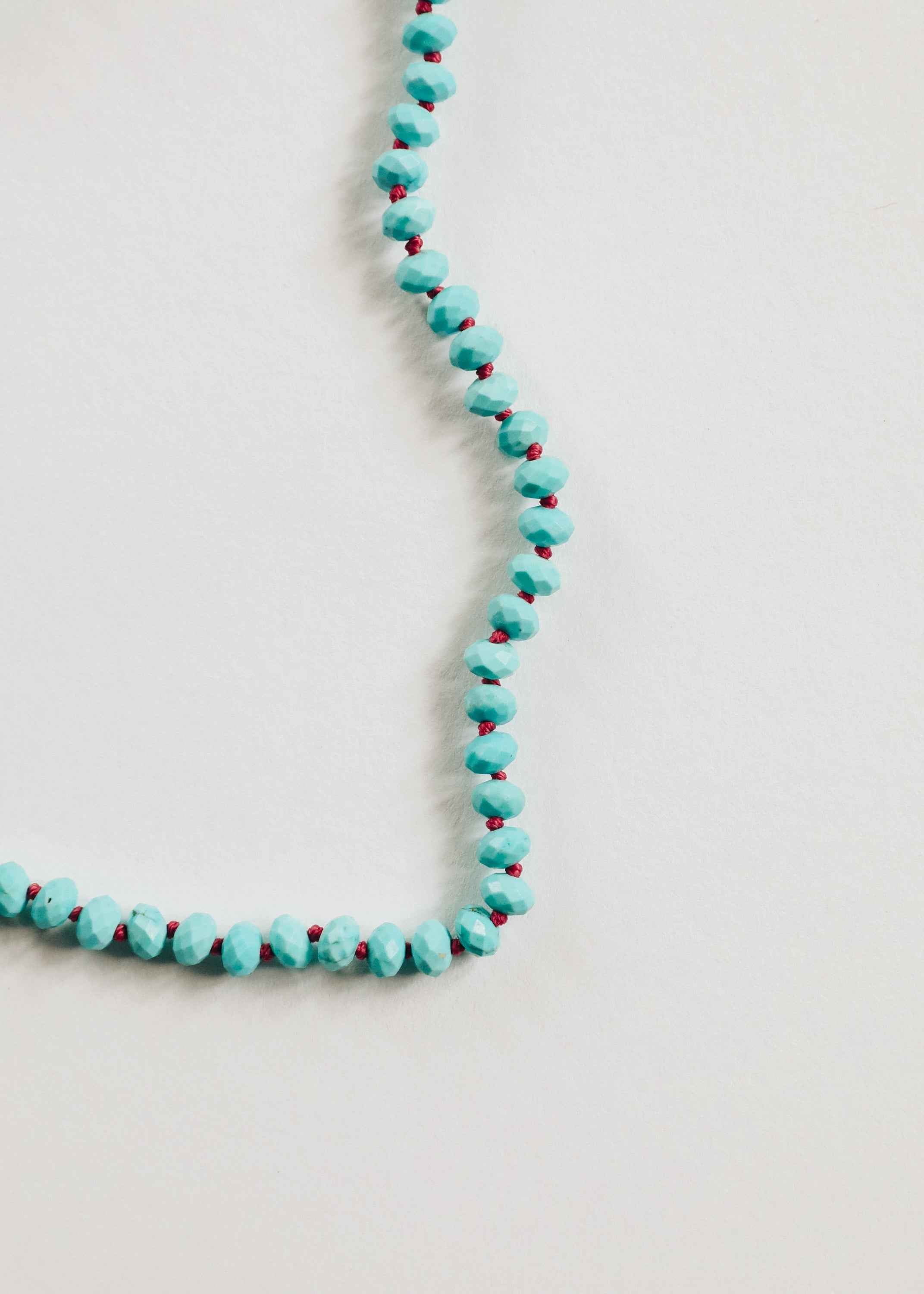 Turquoise + 14k Gold Filled Toggle || Gemstone Bracelet or Anklet