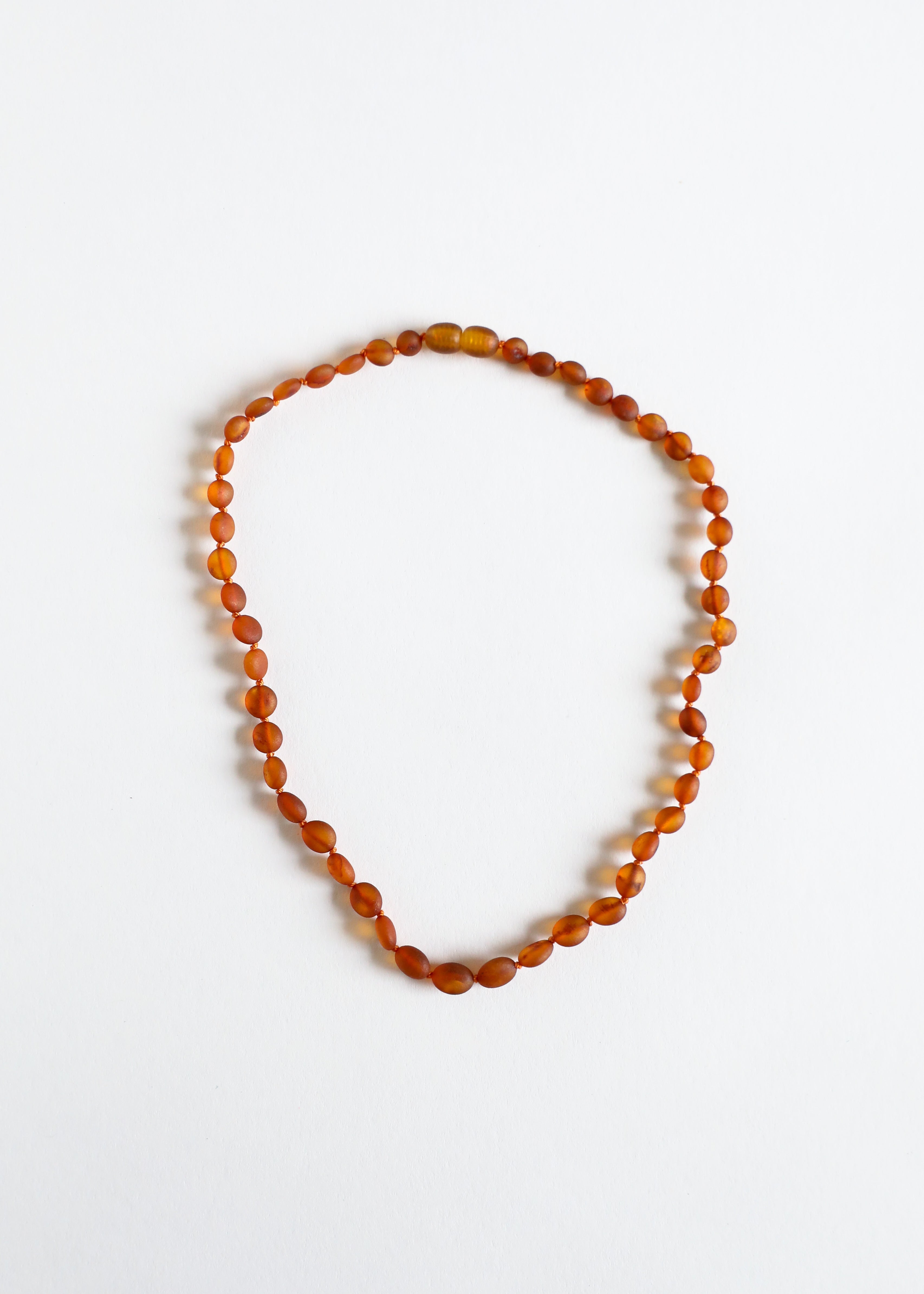 Raw Cognac Baltic Amber || Classic || Necklace by CanyonLeaf