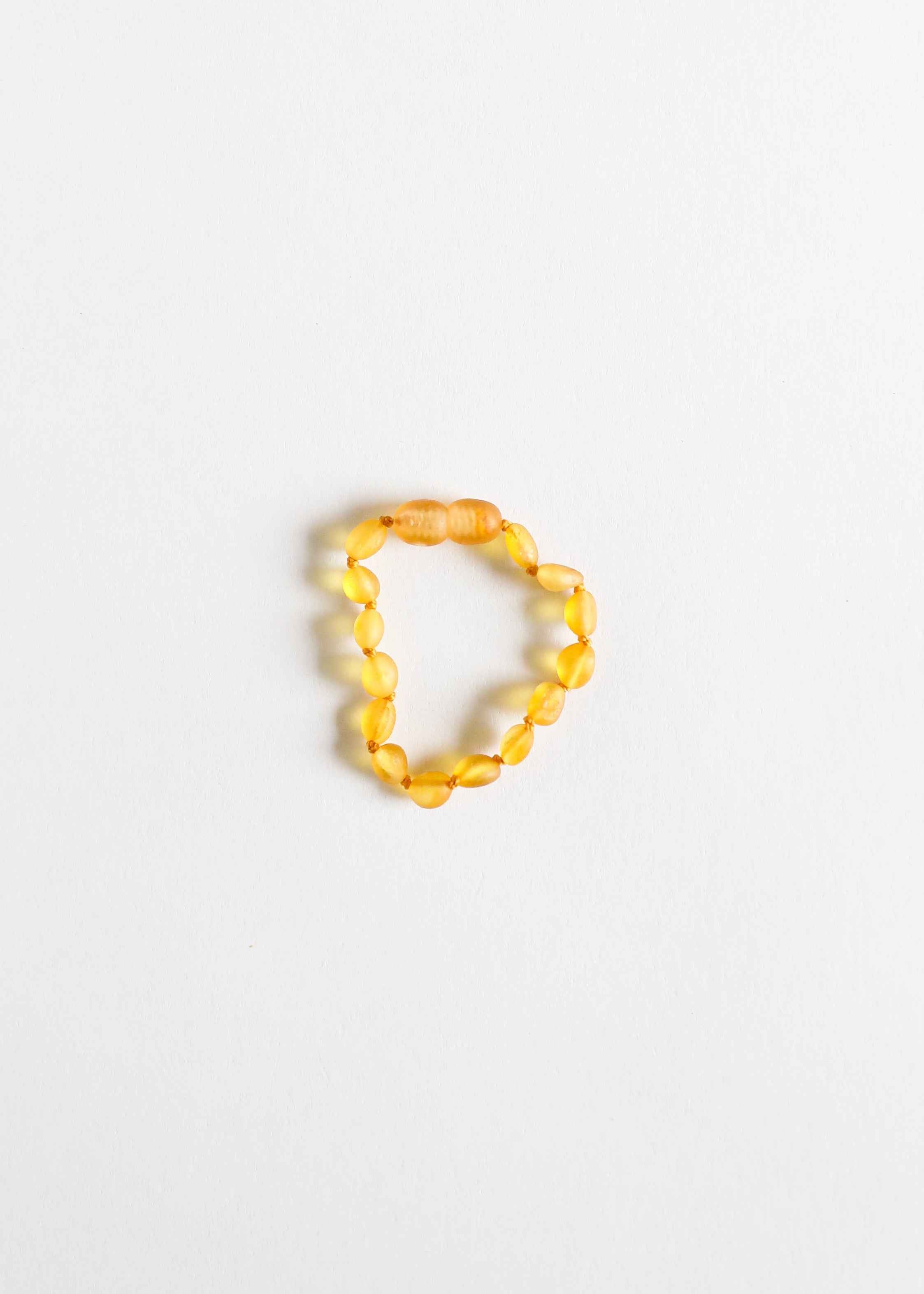 Raw Honey Baltic Amber || Classic || Anklet or Bracelet