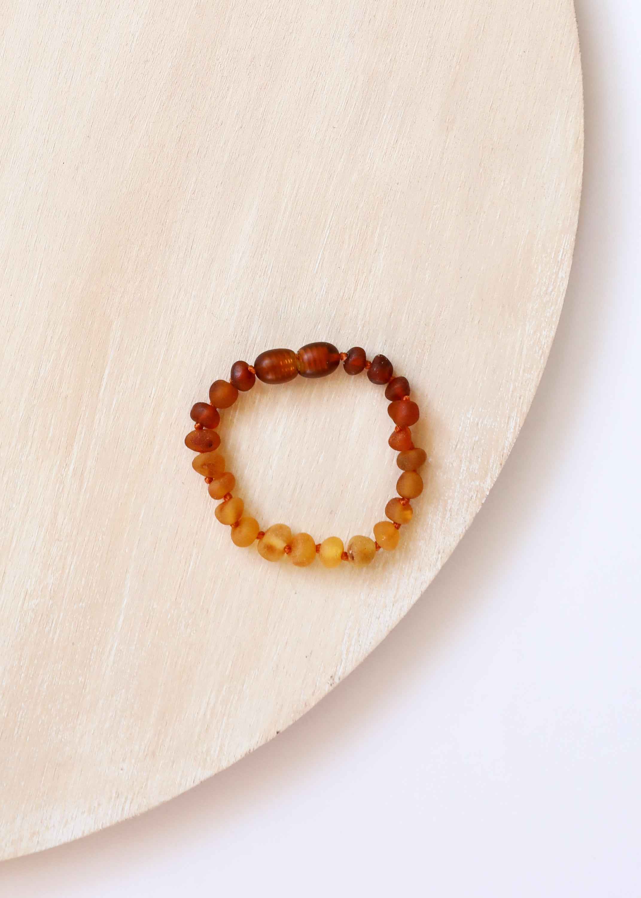 Raw Baltic Amber + Sunflower || Anklet or Bracelet by CanyonLeaf